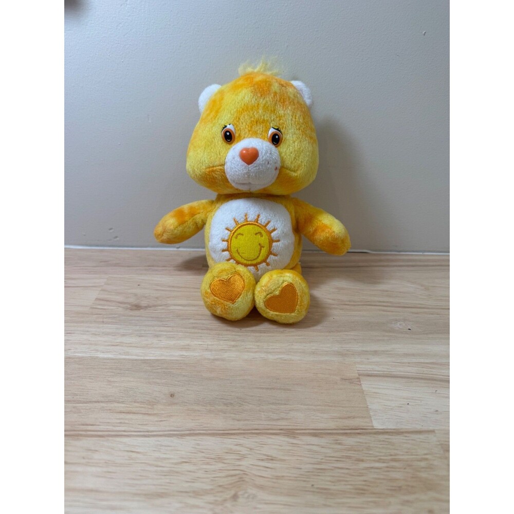 CARE BEAR Special Edition TIE-DYE FUNSHINE BEAR 10" Plush 2003